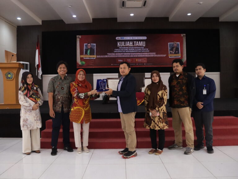 Sosiologi UMM Gandeng BRIN Mengenalkan Isu Water Energy Nexus Melalui Kuliah Tamu Nasional